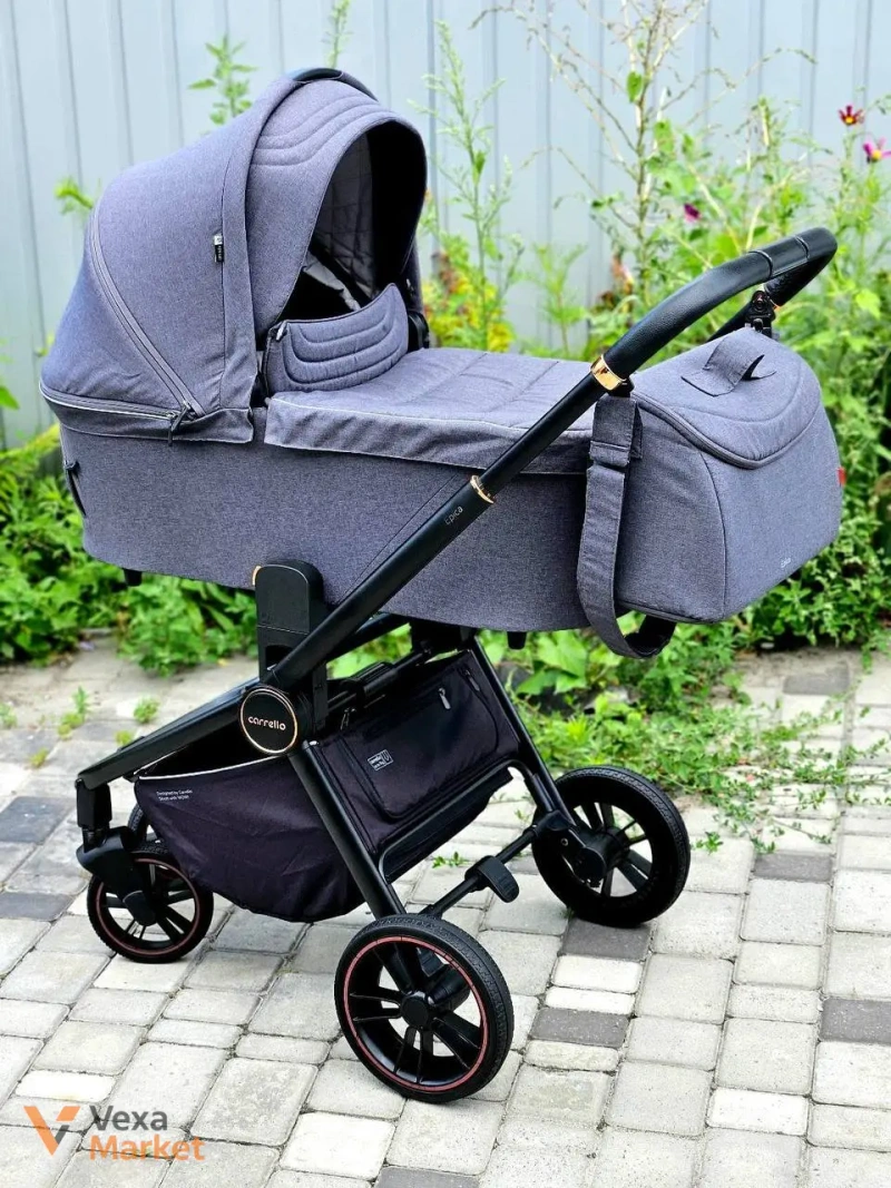 Коляска 3в1 Carrello Epica темно-сіра — фото 3