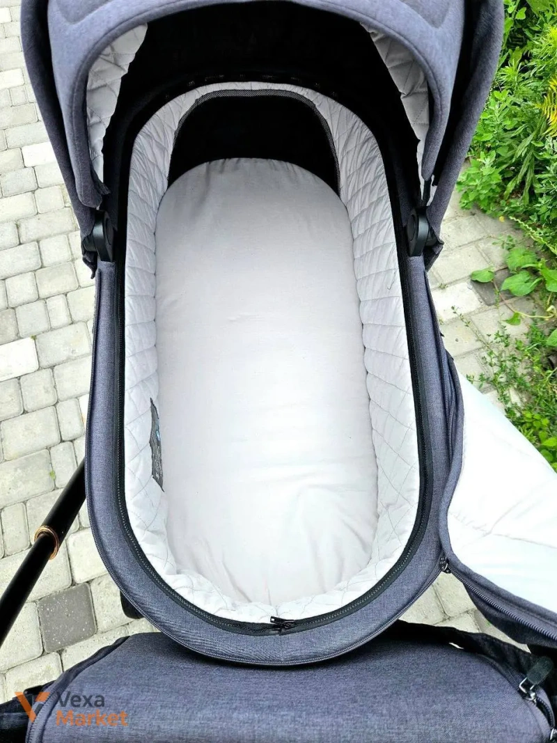 Коляска 3в1 Carrello Epica темно-сіра — фото 4