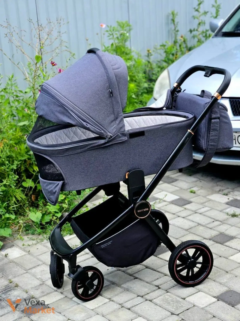 Коляска 3в1 Carrello Epica темно-сіра — фото 5