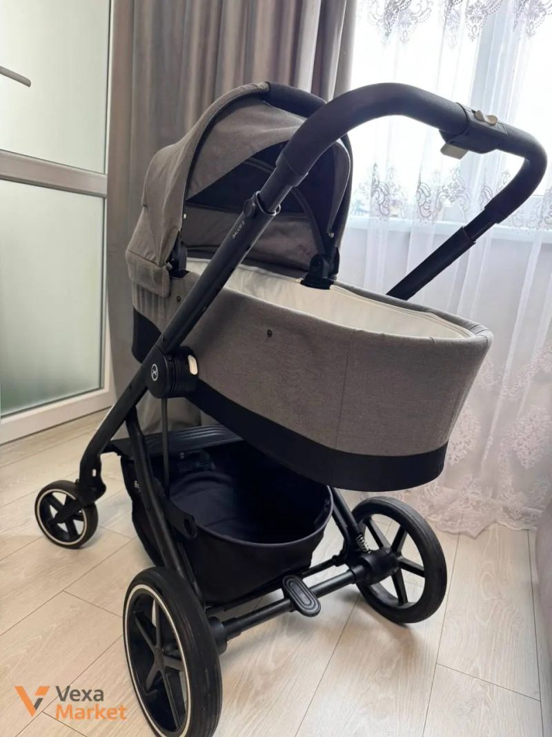 Коляска Cybex Balios S Lux 2 в 1 сіра — фото 3