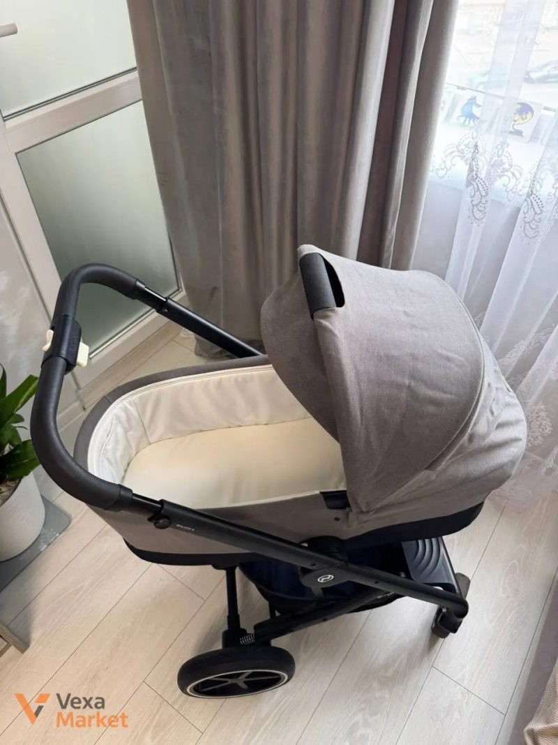 Коляска Cybex Balios S Lux 2 в 1 сіра — фото 5