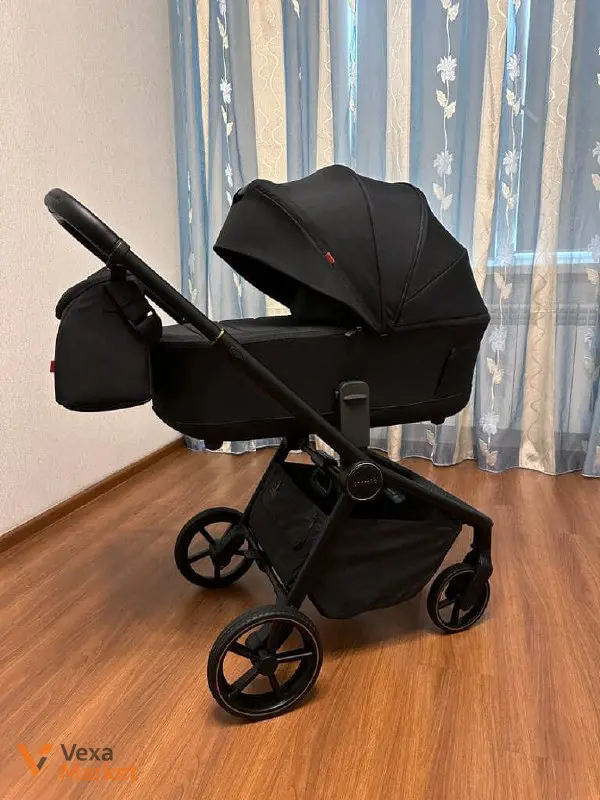 Коляска Epika Black 2025 2-в-1 (3-в-1) з автокріслом — фото 3