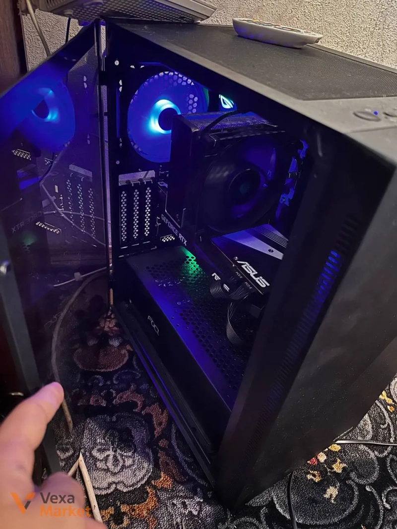 Комп'ютер ARGBUSIE4E Ryzen 5 3600 RTX 2070, SSD 1TB, 32GB RAM + Монітор MSI S27 + Клавіатура DARK PROJECT — фото 3