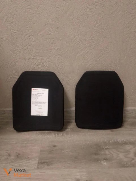 Комплект бронеплит ELMON NIJ Level IV STAND ALONE (25х30см) ДСТУ 6 кл.