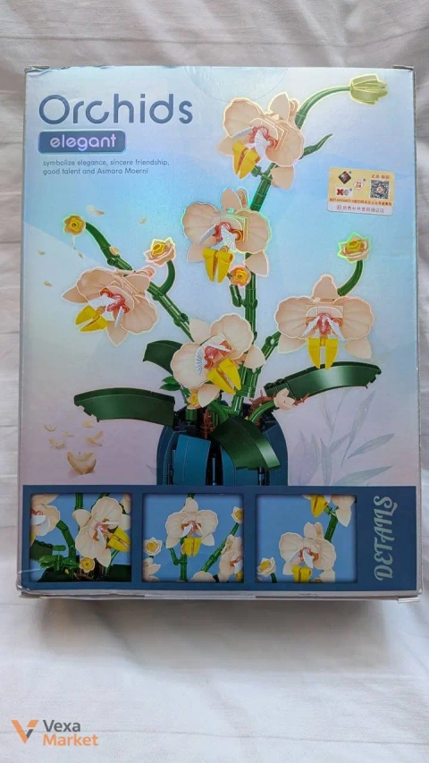 Конструктор "Orchids elegant" (Орхідея) 606 деталей