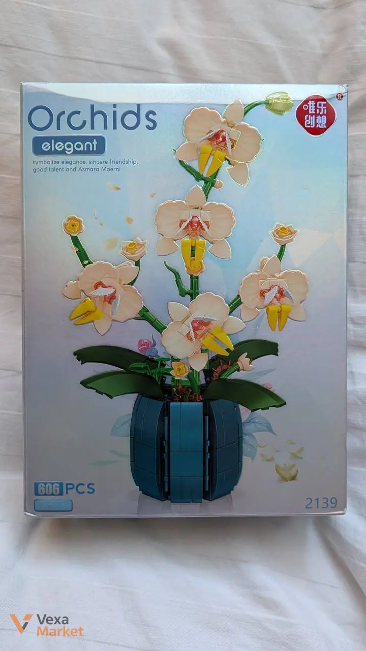 Конструктор "Orchids elegant" (Орхідея) 606 деталей — фото 2