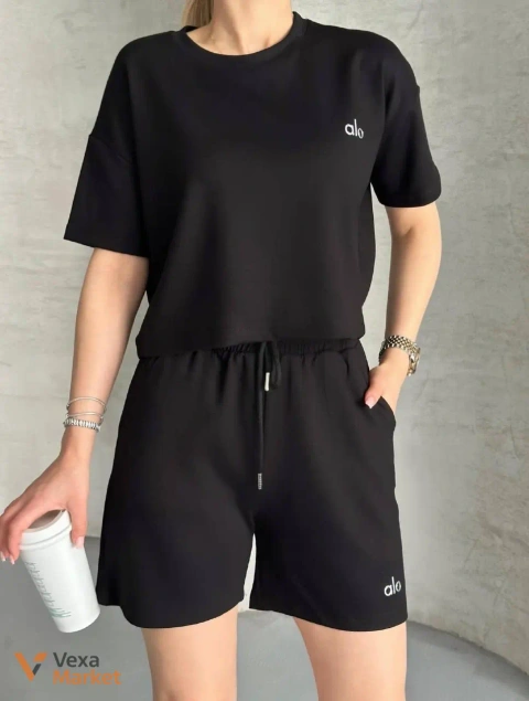 Костюм Alo чорний жіночий S/M