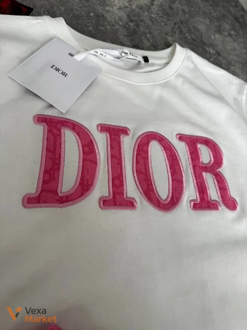 Костюм Dior жіночий білий з шортами — фото 5