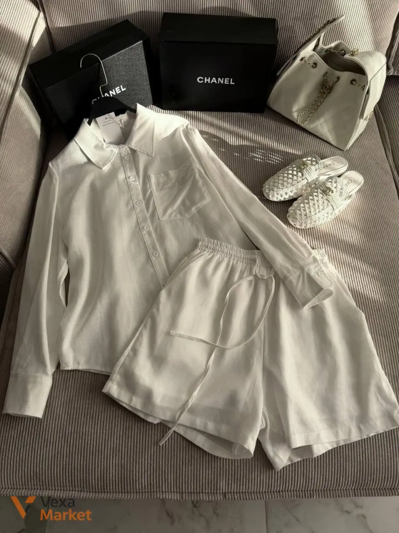 Костюм Loro Piana из хлопка и льна — фото 4