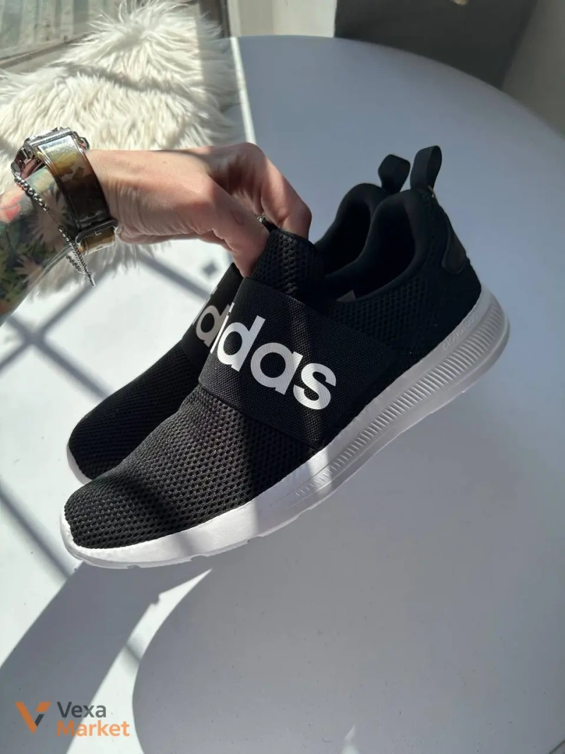 Кросівки Adidas LITE RACER ADAPT текстильні чорні розмір 46.5 — фото 3
