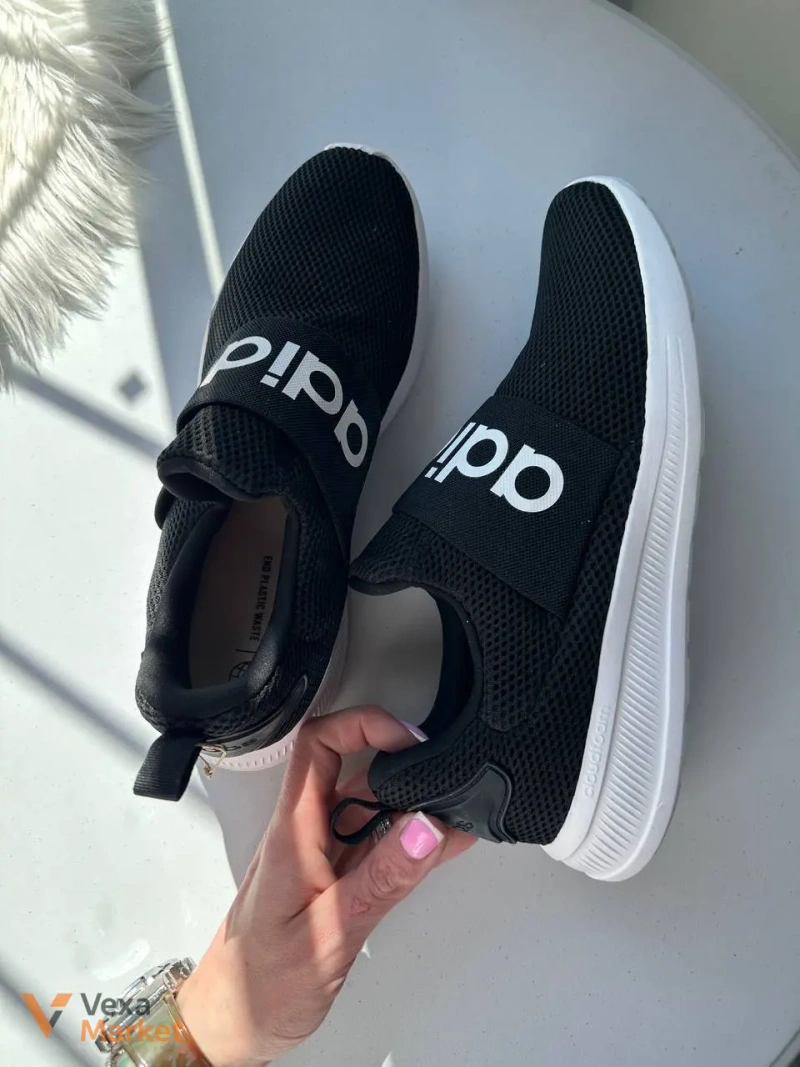 Кросівки Adidas LITE RACER ADAPT текстильні чорні розмір 46.5 — фото 5