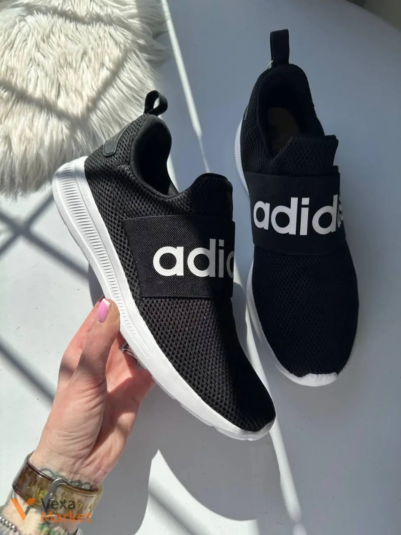 Кросівки Adidas LITE RACER ADAPT текстильні чорні розмір 46.5 — фото 6