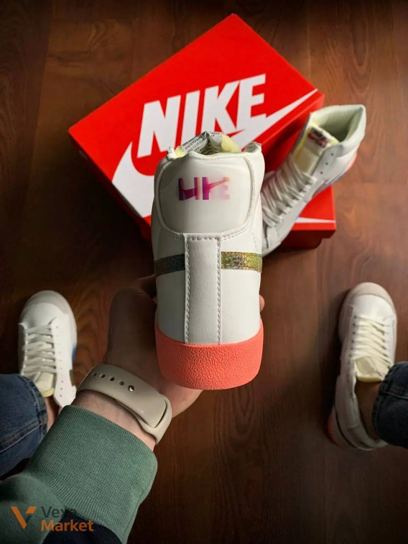 Кросівки чоловічі Nike Blazer Mid 77 Vintage White — фото 2