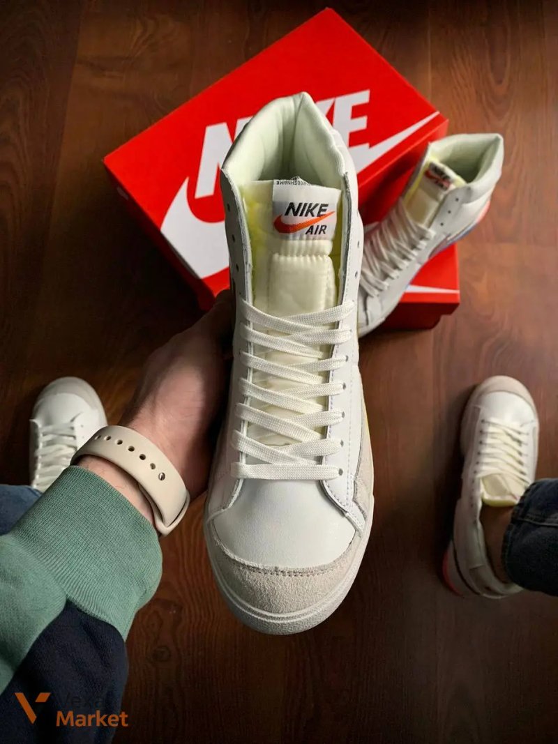 Кросівки чоловічі Nike Blazer Mid 77 Vintage White — фото 3