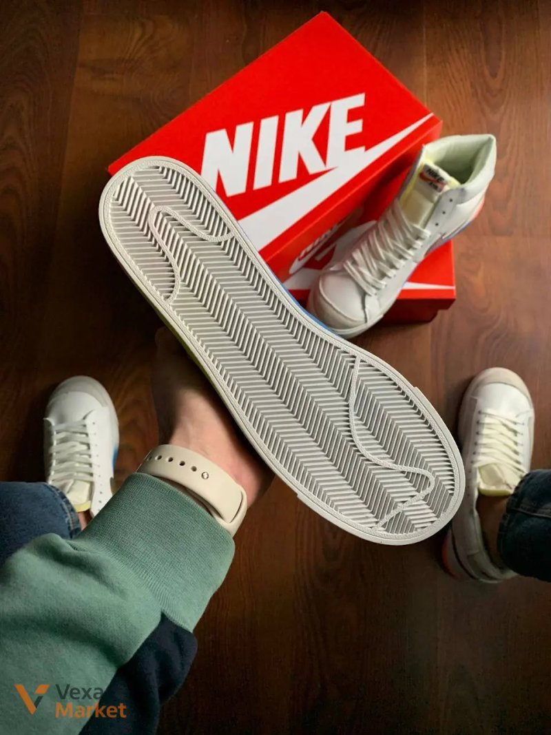 Кросівки чоловічі Nike Blazer Mid 77 Vintage White — фото 4