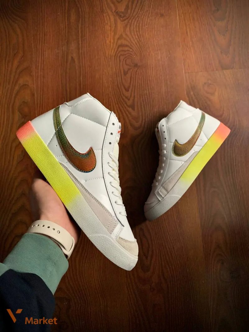 Кросівки чоловічі Nike Blazer Mid 77 Vintage White — фото 7