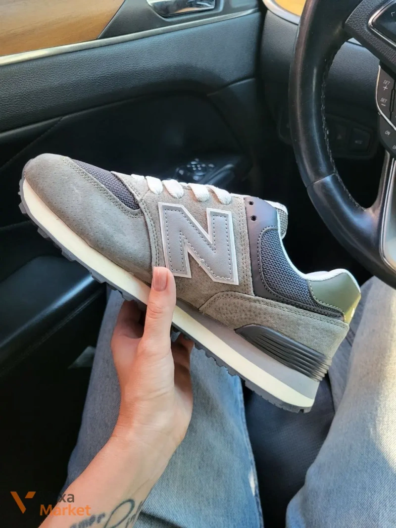 Кросівки New Balance 574 сірі — фото 2