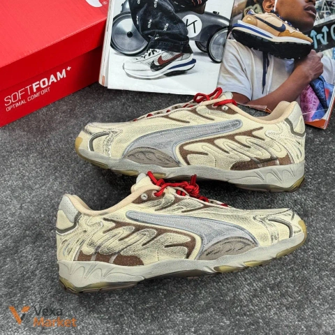 Кросівки Puma x A$AP Rocky Inhale Distressed Beige Grey