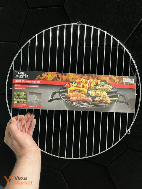 Кругла решітка для барбекю Grill Meister 44 см