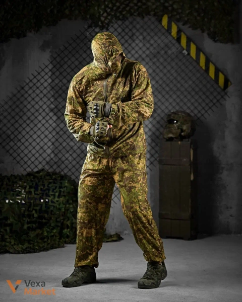 Легкий маскувальний костюм Multicam зі шліфованої сітки