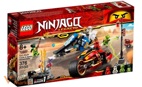 Lego Ninjago Legacy 70667 Kai’s Blade Cycle & Zane’s Showmobile