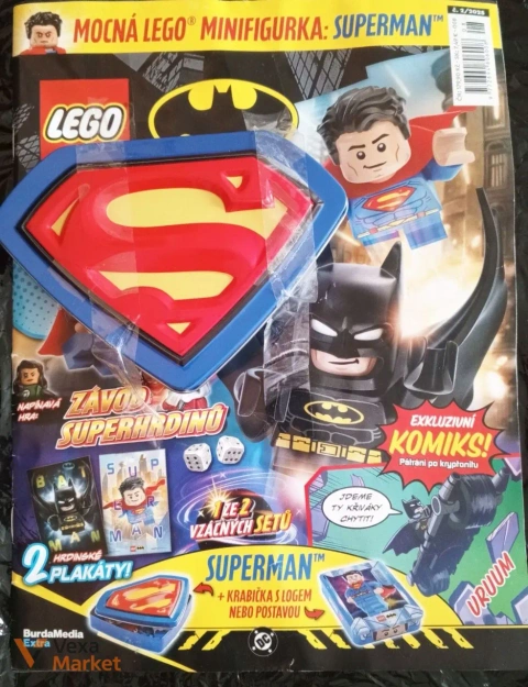 Lego журнал з фігуркою SUPERMAN