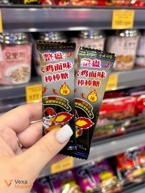 Льодяники Buldak Hot Candy зі смаком курки