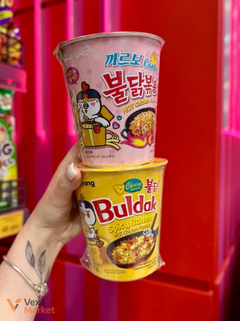 Локшина Samyang Buldak Carbonara / Cheese Cup 80g