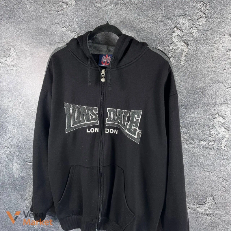 Lonsdale Big Logo Zip Up Hoodie XL-XXL — фото 2