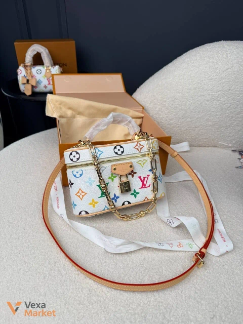 Louis Vuitton Vanity Bag White Multicolour