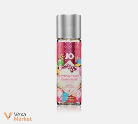 Лубрикант JO Candy Shop Cotton Candy на водной основе, без сахара, 60 мл