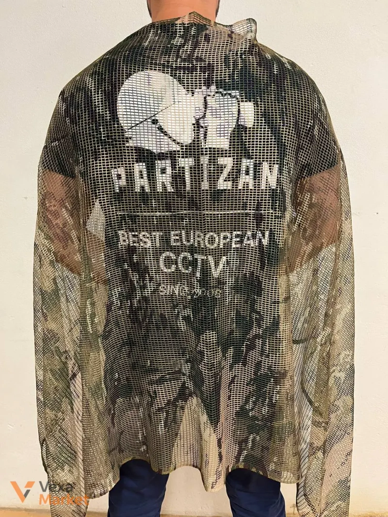 Маскувальний шарф-сітка Partizan Multicam, Олива, Койот, Вудланд, Піксель 190*90 см — фото 2