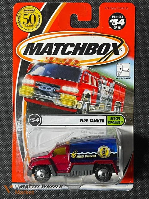 Matchbox Fire Tanker Rescue Rookies #54