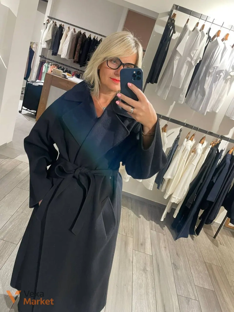 MaxMara Weekend Довге пальто з поясом — фото 3