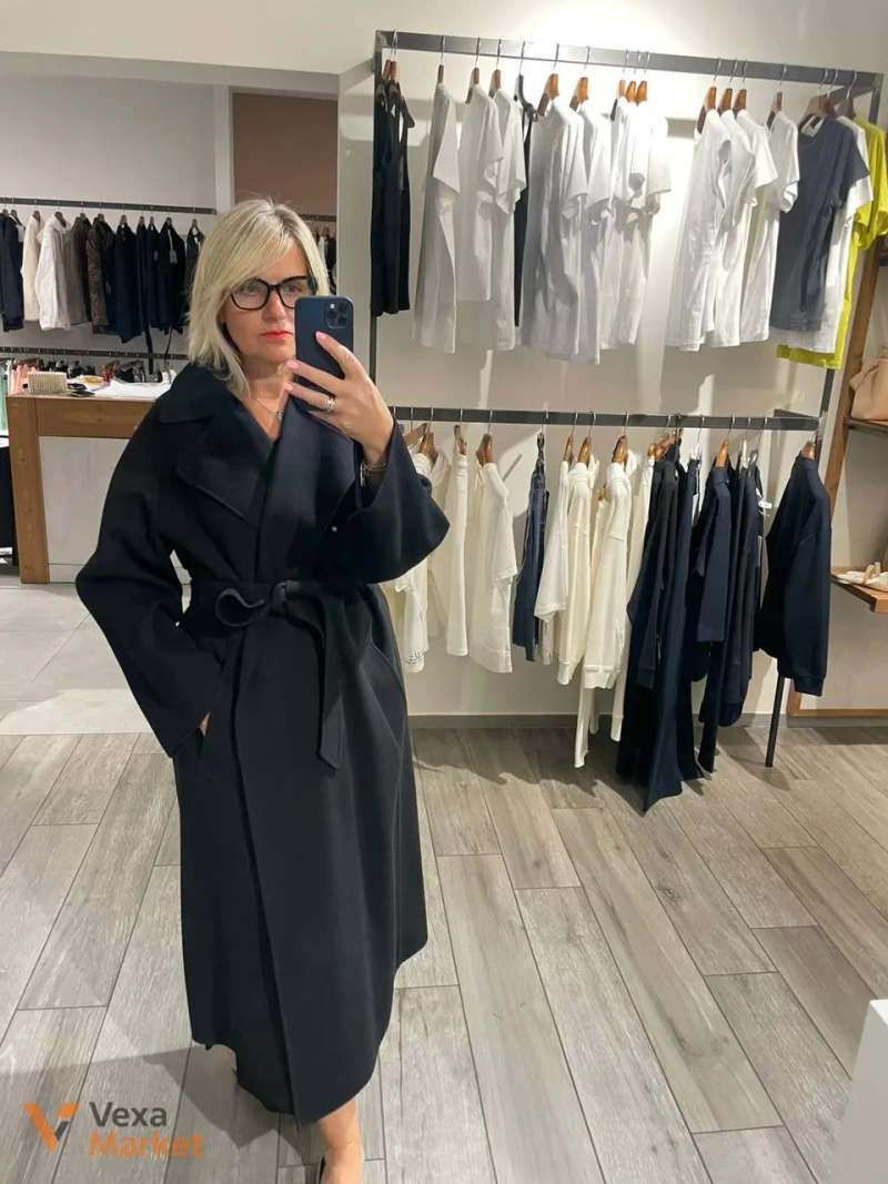 MaxMara Weekend Довге пальто з поясом — фото 4