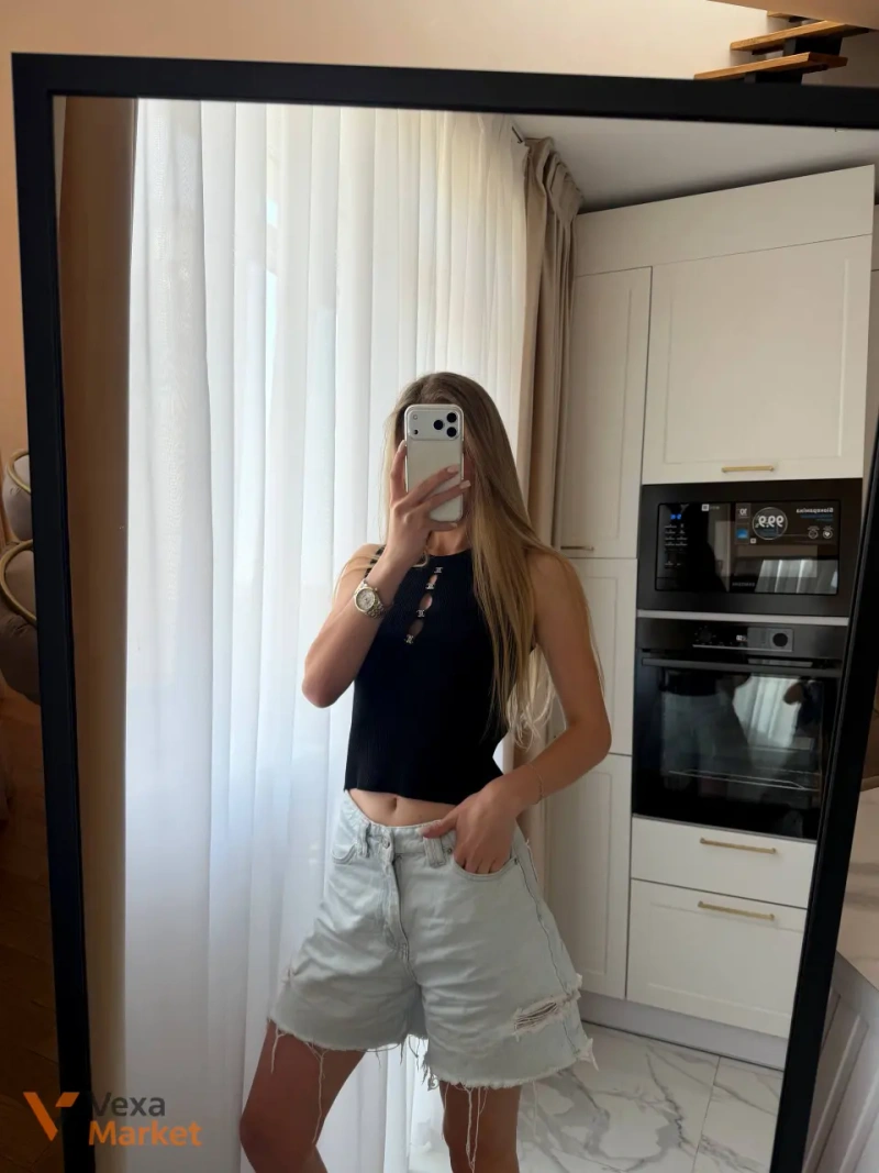 Майка Chanel жіноча біла та чорна — фото 7