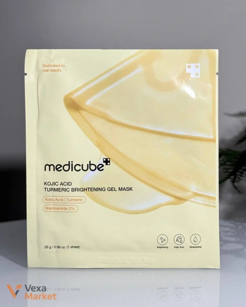 Medicube Kojic Acid Turmeric Brightening Gel Mask осветляющая маска с койевой кислотой и куркумой