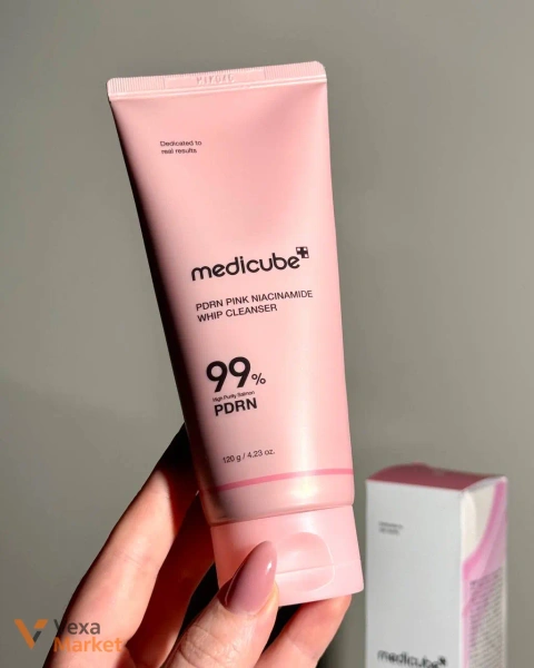 Medicube PDRN Pink Niacinamide Whip Cleanser очищувальна пінка для вмивання 120 г