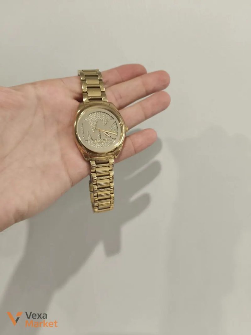 Michael Kors Женские часы золотистые — фото 4