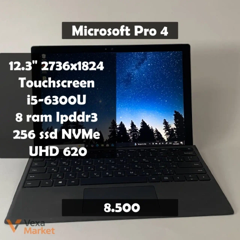 Microsoft Surface Pro 4 Intel Core i5-6300U 8GB RAM 256GB SSD