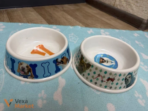 Миски для сухого та вологого корму або води для собак