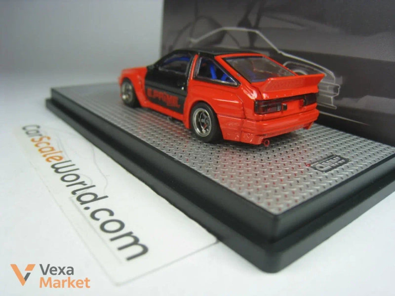 Модель Inno64 AE86 Trueno "Pandem / Rocket" Bunny E. Prime Racing 1:64 — фото 4