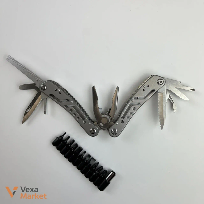 Мультитул Tool set 1 з нержавіючої сталі — фото 2