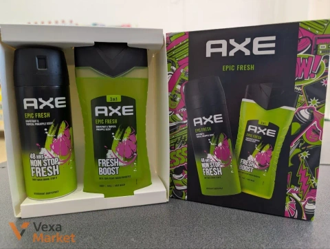 Набір Axe Epic Fresh дезодорант-спрей 150 мл та гель для душу 250 мл