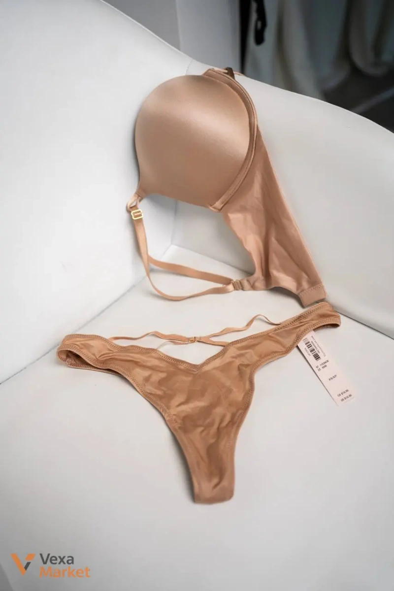 Набір білизни Victoria's Secret бежевий 75C/M — фото 2