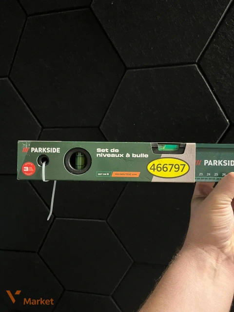 Набір бульбашкових рівнів Parkside 40/60/100 см