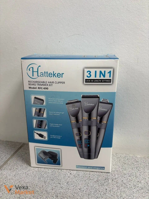 Набір для догляду Hatteker RFC-690 для волосся, бороди та тіла