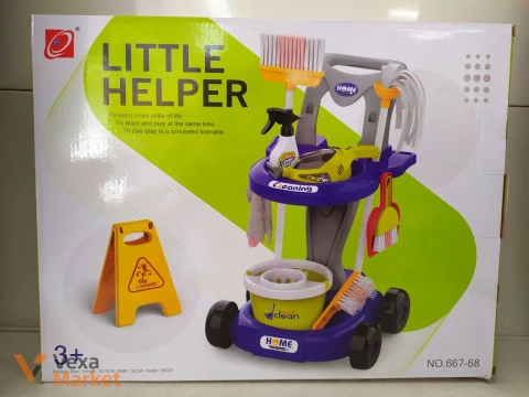 Набір для прибирання "Little Helper" з пилососом на батарейках та аксесуарами