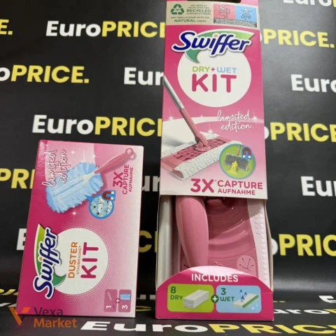 Набір для прибирання Swiffer Dry+Wet Kit з Duster Kit