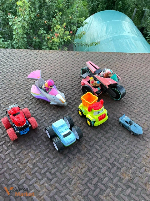 Набір інерційних машинок та фігурок Щенячий патруль